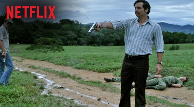 "Narcos" on Netflix - promo image